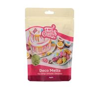 FunCakes Deco Melts Green Apple Flavour - Melt in The Microwave and Pour in Every Shape. Make Candy, Drip Cakes, Lollipops and Decorate Cakes, Cookies and Cupcakes! AZO Free. 250 g.