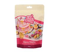 FunCakes Deco Melts Mango Flavour - Melt in The Microwave and Pour in Every Shape. Make Candy, Drip Cakes, Lollipops and Decorate Cakes, Cookies and Cupcakes! AZO Free. 250 g.
