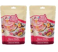 FunCakes Deco Melts Natural White No E171, AZO Free, 250 g (Pack of 2)