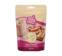 FunCakes Deco Melts White, AZO Free, 250 g (Pack of 1)