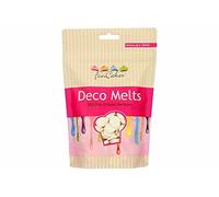 FunCakes Deco Melts White - Dip, Drip, Drizzle and Decorate Melt in The Microwave and Pour in Every Shape Make Candy, Drip Cakes, Lollipops and Decorate Cakes, Cookies and Cupcakes AZO Free 250 g