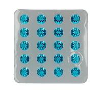 FunCakes Edible Jelly Diamonds Sky Blue: Ready to Use for Cake Decoration, Perfect for Elegant Birthday and Wedding Cakes, Cupcakes and More, Set/20