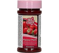 FunCakes Flavour Paste Strawberry: Food flavourings, Great Taste, Perfect for Cake Decorating, Suitable for Batter and Fillings. 120 g.