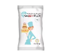 FunCakes Fondant Baby Blue Velvet 1kg: Sugarpaste with Delicious Vanilla Flavour, Does not Tear, Crack or Stick, Suited for Vegetarians and Vegans - 1kg