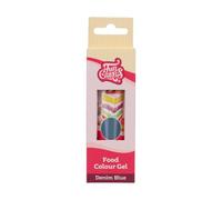 FunCakes - Food Coloring Gel Denim Blue: Concentrated Food Coloring Gel for Fondant, Sugar Paste, Marzipan and Cream Simple and Easy to Use Creates Vibrant Colors Halal 30g