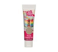 FunCakes Food Colour Gel Urban Taupe: Highly Concentrated Food Colouring for Batter, Cream, Fondant, Marzipan, Dough. Easy Dosing. Single Drips to Create Vibrant Colours. Halal. 30 g.