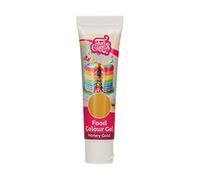 FunCakes Food Colour Honey Gold: Highly Concentrated Food Colouring for Batter, Cream, Fondant, Marzipan, Dough. Easy Dosing. Single Drips to Create Vibrant Colours. Halal. 30 g.
