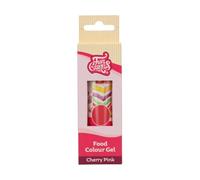 FunCakes - Food Colouring Gel Cherry Pink: Concentrated Food Coloring Gel for Fondant, Sugar Paste, Marzipan and Cream Simple and Easy to Use Creates Vibrant Colors Halal 30g