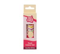 FunCakes - Food Colouring Gel Vanilla White: Concentrated Food Coloring Gel for Fondant, Sugar Paste, Marzipan and Cream Simple and Easy to Use Creates Vibrant Colors Halal 30g