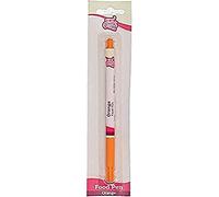 FunCakes Food Pen Orange: Writer with 100% Edible Ink, Flexible Tip for both thick and thin lines.Great for personalizing your treats with Messages, Quick drying time, Halal certified