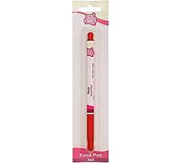 FunCakes Food Pen Red: Writer with 100% Edible Ink, Flexible Tip for both thick and thin lines.Great for personalizing your treats with Messages, Quick drying time, Halal certified