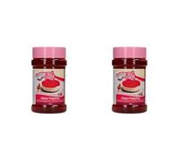 FunCakes Glaze Topping Strawberry: Cake Topping, Great Taste, Perfect for Cake Decorating, Dessert Topping. 375g. (Pack of 2)