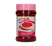 FunCakes Glaze Topping Strawberry: Cake Topping, Great Taste, Perfect for Cake Decorating, Dessert Topping. 375g.