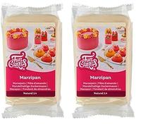 FunCakes Marzipan Natural (1:4): Ready to Roll, Easy to Use, Delicious Taste, Flexible and Smooth, Easy to Roll Out, Fine and Firm, Perfect for Cake Decorating, Halal, Kosher and Gluten Free. 250 g.