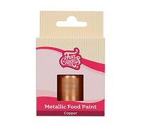 FunCakes Metallic Food Paint Copper: Create Metallic Effects on Fondant, Marzipan, Gum Paste, Royal Icing, Cookies. 100% Edible Food Paint, Halal, Suitable for Vegetarians and Vegans. 30 ml.