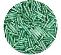 FunCakes Metallic Sugar Rods XL Green: Cake Sprinkles, Great Taste, Perfect for Cake Decorating, Cupcake Sprinkles 70 g.