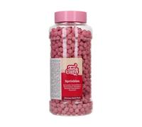 FunCakes Mimosa Dark Pink: Sugar Sprinkles for Decorating Cakes, Cupcakes and More - Edible Decoration for Birthday, Baby Shower and Gender Reveal - 500 g