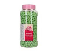 FunCakes Mimosa Green: Sugar Sprinkles for Decorating Cakes, Cupcakes and More - Edible Decoration for Dinosaur and Jungle Theme Cakes - 500 g