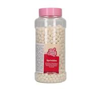 FunCakes Mimosa White: Sugar Sprinkles for Decorating Cakes, Cupcakes and More - Edible Decoration for Wedding, Birthday, Baby Shower and Gender Reveal - 500 g
