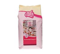 FunCakes Mix for Enchanted Cream Easy to Use, Very Light and Fluffy Snow White Cream, Perfect for Filling and Covering Cakes or as a Topping on Cupcakes, Halal, 4 kg