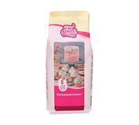 FunCakes Mix for Enchanted Cream Easy to Use, Very Light and Fluffy Snow White Cream, Perfect for Filling and Covering Cakes or as a Topping on Cupcakes, Halal, 900 g.