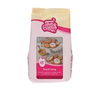 FunCakes Mix for Royal Icing, Easy to Use, for Cake and Cookie Decorating, Beautiful Glaze, Only Add Water, Halal, 450 g.