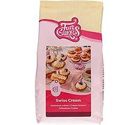 FunCakes Mix for Swiss Cream, Easy to Use, Delicous for Filling Cakes, Cupcakes and other Treats, Only Add Water, Halal. 500 g.