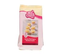 FunCakes Mix for Swiss Meringue Buttercream: Easy to Use, Creamy, Perfect for Cake Decorating, Covering and Filling, Topping on Cupcakes. 400 g.
