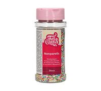 FunCakes Nonpareils Discomix: Cake Sprinkles, Great Taste, Perfect for Cake Decorating, Hundreds and Thousands Sprinkles. 80 g.