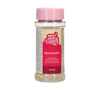 FunCakes Nonpareils Pastel: Cake Sprinkles, Great Taste, Perfect for Cake Decorating, Hundreds and Thousands Sprinkles. 80 g.