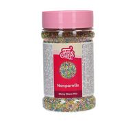 FunCakes Nonpareils Shiny Disco Mix: Cake Sprinkles, Great Taste, Perfect for Decorating Cakes, Ice Cream, Cupcakes, Cake Pops, Donuts and Cookies - 250 g