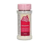 FunCakes Nonpareils White: Cake Sprinkles, Great Taste, Perfect for Cake Decorating, Hundreds and Thousands Sprinkles. 80 g.