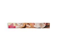 FunCakes Ready Rolled Sugar Paste Disc Bright White, Delicious Vanilla Flavour, Already Rolled 36 cm Round and 3 mm Thick, 430 g