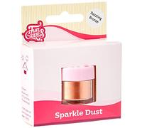 FunCakes Sparkle Dust Dazzling Bronze: Shiny Sparkling Colouring Powder for Food, For Cake Decoration, Halal certified