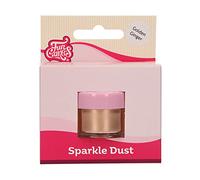 FunCakes Sparkle Dust Golden Ginger: Shiny Sparkling Colouring Powder for Food, For Cake Decoration, Halal certified