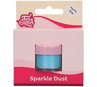 FunCakes Sparkle Dust Pacific Blue: Shiny Sparkling Colouring Powder for Food, For Cake Decoration, Halal certified
