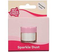 FunCakes Sparkle Dust Shimmering Green: Shiny Sparkling Colouring Powder for Food, For Cake Decoration, Halal certified