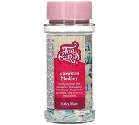 FunCakes Sprinkle Medley Baby Boy: Cake Sprinkles, Great Taste, Perfect for Cake Decorating, Sprinkle Mix. 50 g.