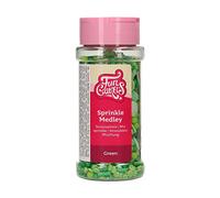 FunCakes Sprinkle Medley Bordeaux: Cake Sprinkles, Great Taste, Perfect for Cake Decorating, Sprinkle Mix. 65 g.