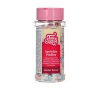 FunCakes Sprinkle Medley Gender Reveal: Cake Sprinkles, Great Taste, Perfect for Cake Decorating, Sprinkle Mix. 65 g.