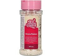 FunCakes Sprinkle Snowflakes: Cake Sprinkles, Good Taste, Great for Decorating Cakes, Cupcakes and Cookies, Sprinkle Mix. 50 g