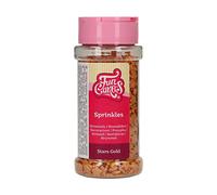 FunCakes Stars Gold: Cake Sprinkles, Great Taste, Perfect for Cake Decorating, Edible Stars. 60 g.