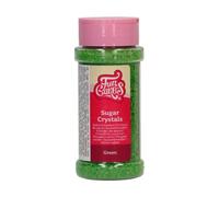 FunCakes Sugar Crystals Green: Cake Sprinkles, Great Taste, Perfect for Cake Decorating, Cupcake Sprinkles. 80 g.