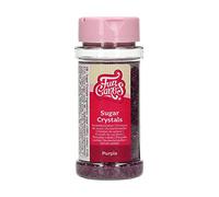 FunCakes Sugar Crystals Purple: Cake Sprinkles, Great Taste, Perfect for Cake Decorating, Coloured Sugar Crystals. 80 g.
