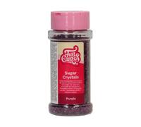 FunCakes Sugar Crystals Purple: Cake Sprinkles, Great Taste, Perfect for Cake Decorating, Cupcake Sprinkles. 80 g.
