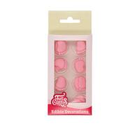 FunCakes Sugar Decorations Baby Feet Pink: Ready to Use for Cake Decoration, Perfect for Babyshower Cupcakes, Muffins and more, Glutenfree certified, Set/16