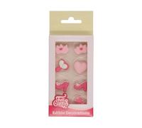 FunCakes Sugar Decorations Princess, Ready to use for decorating cakes, Great for cupcakes, muffins, and more, Edible Decorations, Set/8