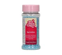 FunCakes Sugar Dots Blue: Cake sprinkles, Delicious taste, Perfect for decorating cakes and cupcakes, Sugar Dots. 80 g