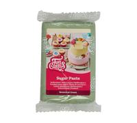 FunCakes Sugar Paste Botanical Green, Easy to Use, Smooth, Flexible, Soft and Pliable, Perfect for Cake Decorating, Halal, Kosher and Gluten Free, 250 g