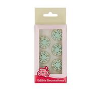 FunCakes Sugar Paste Decorations Snowflakes: Ready to Use for Cake Decoration, Perfect for Frozen Themed Cupcakes, Muffins and more, Glutenfree certified, Set/12,Mix,23